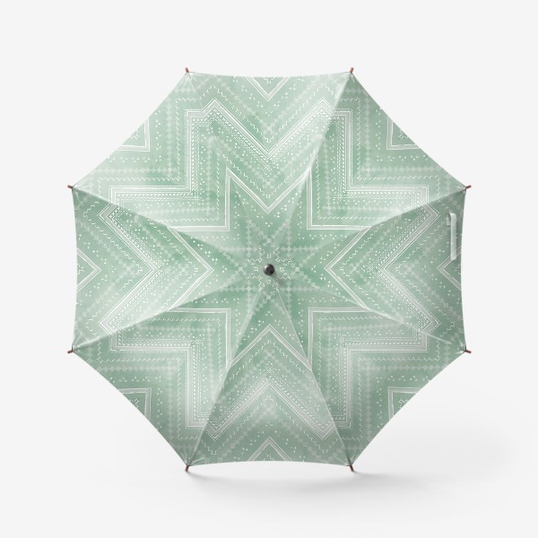 Зонт «Шеврон на зеленом фоне»