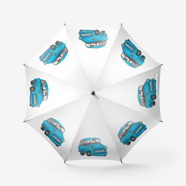 Зонт «Голубой автомобиль»