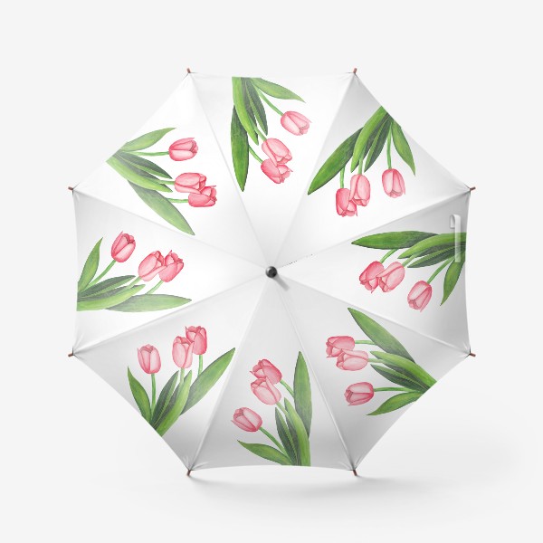 Зонт &laquo;Розовые тюльпаны&raquo;