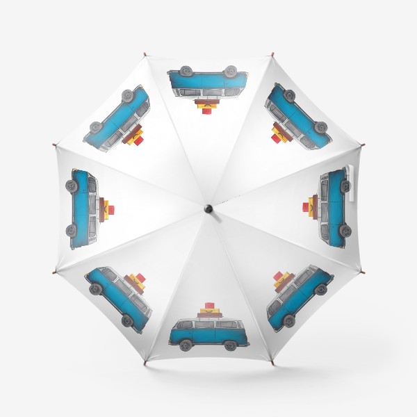 Зонт «Микроавтобус на пляж»