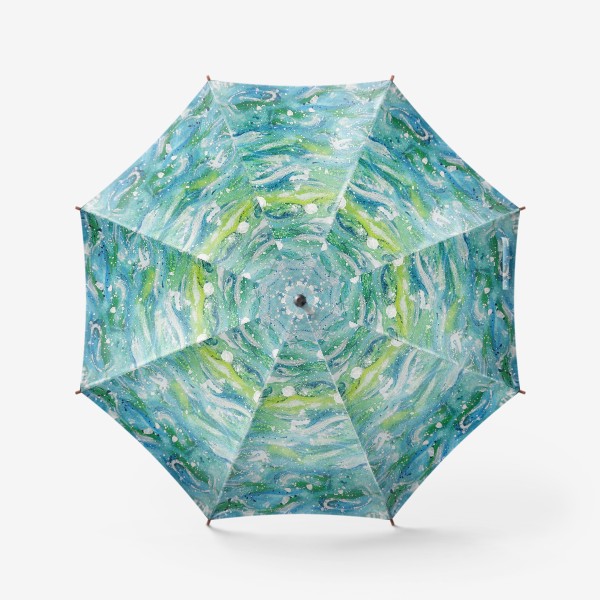 Зонт «Волны. Абстракция.»