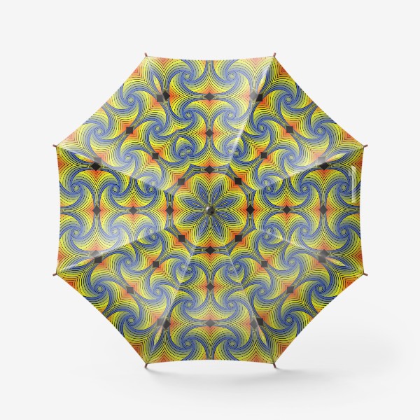 Зонт «радужная абстракция»