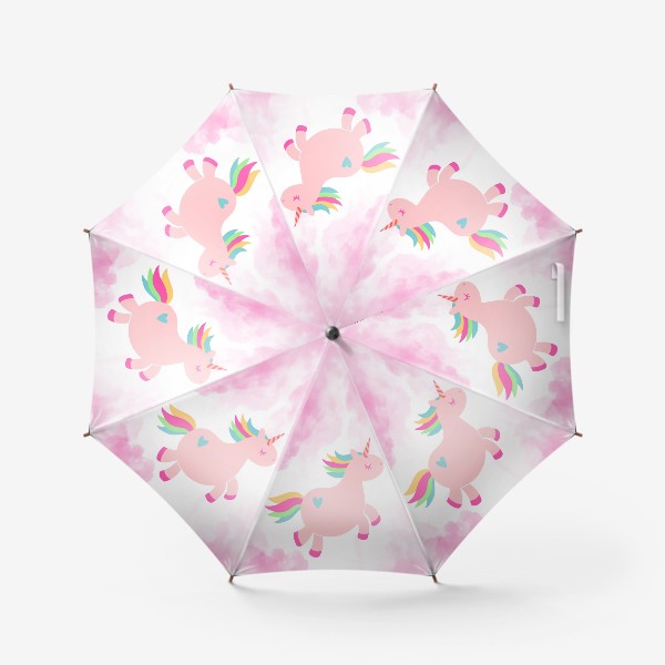 Зонт «Розовый единорог»