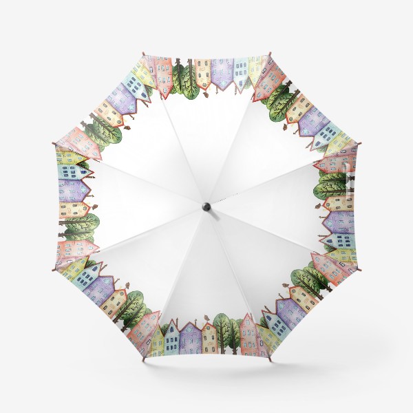 Зонт «Акварельный город»