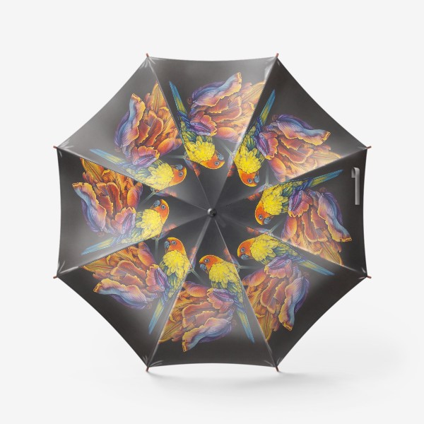 Зонт «Попугайные тюльпаны. »