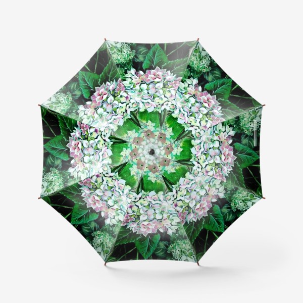 Зонт «Белая гортензия»