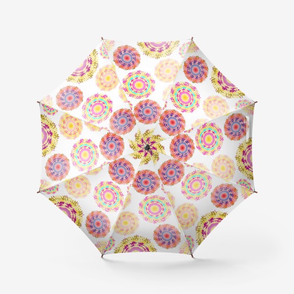 Зонт «Разноцветные абстрактные круги 2»