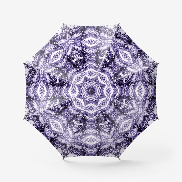 Зонт &laquo;Абстрактный фиолетовый этнический узор&raquo;