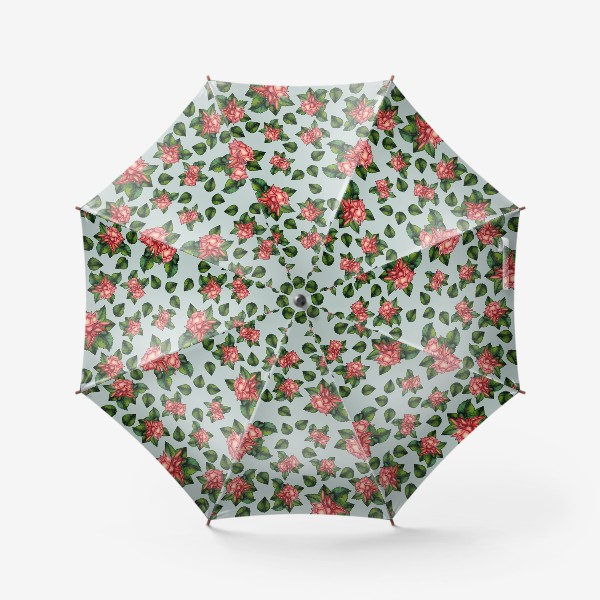 Зонт «много роз»