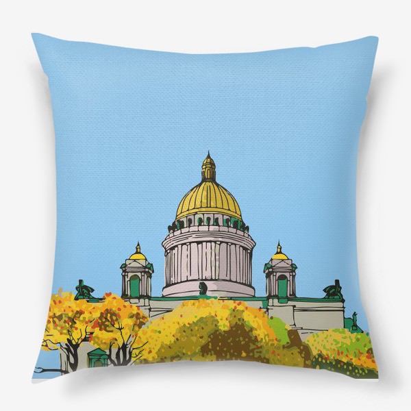 Подушка «Осень в Петербурге»