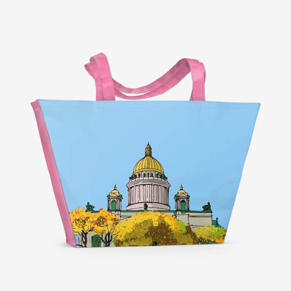 Пляжная сумка «Осень в Петербурге»