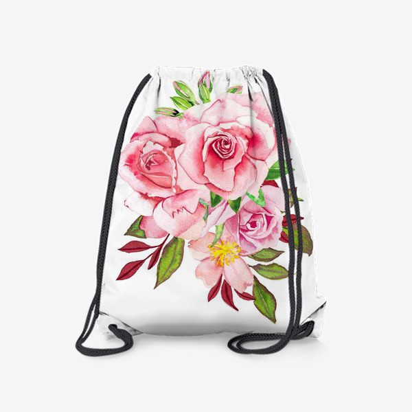 Рюкзак «Цветочный букет с Розами»