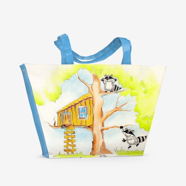 Пляжная сумка «Дом Енота»