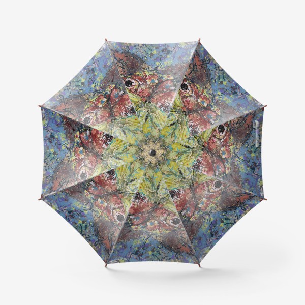 Зонт «Бабочка на цветке»