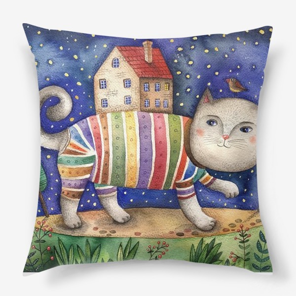 Подушка «Кошкин дом»