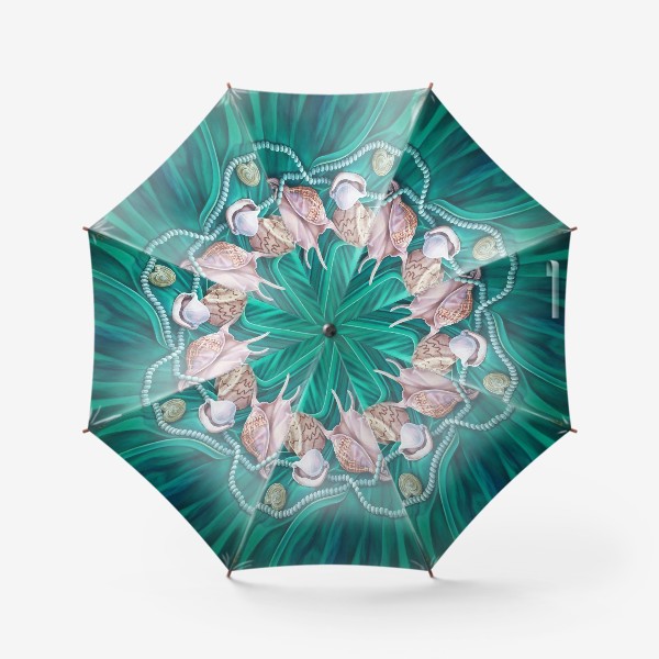 Зонт «Натюрморт с ракушками.»