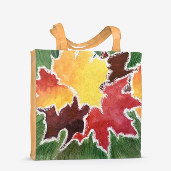 Сумка-шоппер «Листья в инее»