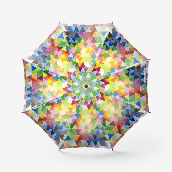 Зонт «Разноцветные треугольники»