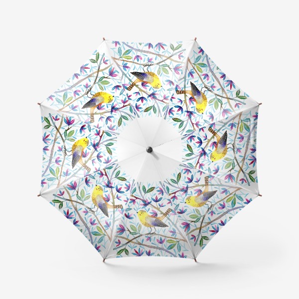 Зонт «Птичка на веточках »