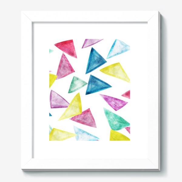 Картина «Акварельный треугольники»