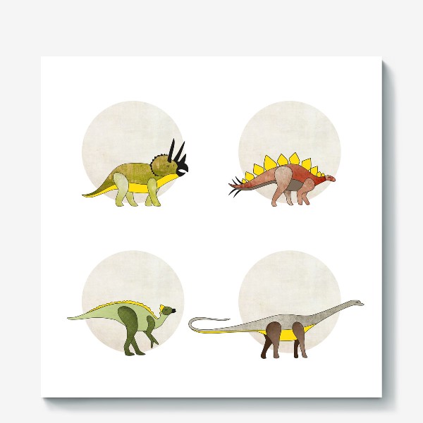Холст «Динозавры»