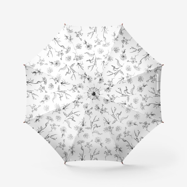 Зонт «Ботанический паттерн»
