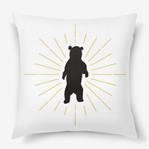 Подушка «Сильный зверь - дикий медведь»