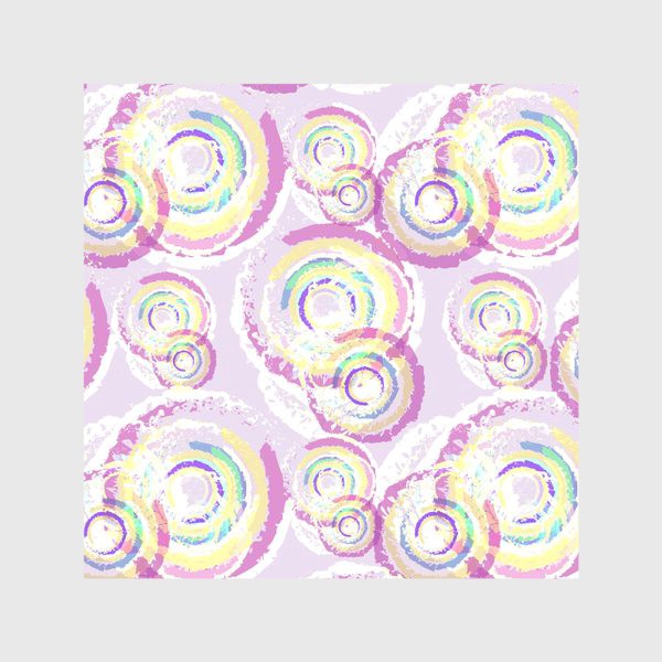 Скатерть «Акварельные разноцветные круги»