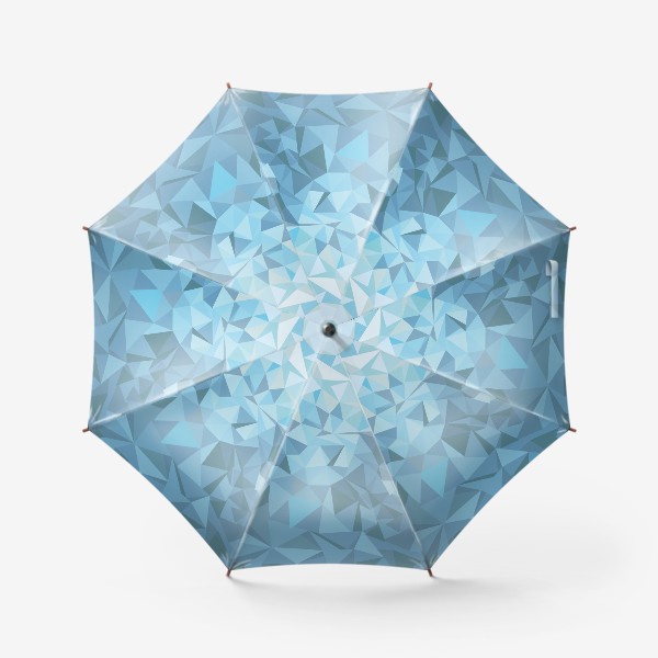 Зонт «Объемное море в стиле low poly»
