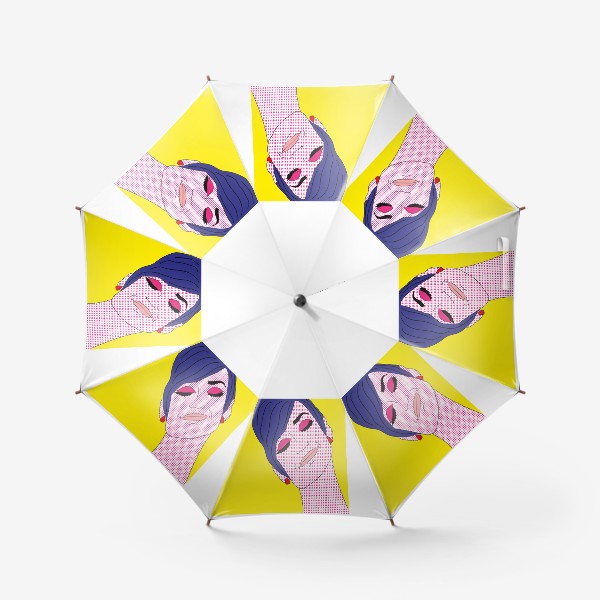 Зонт «Девушка в стиле поп-арт 3»