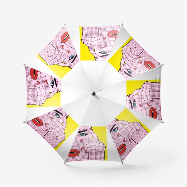 Зонт «Девушка в стиле поп-арт»