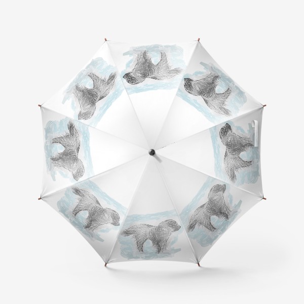 Зонт «Собака на ветру»