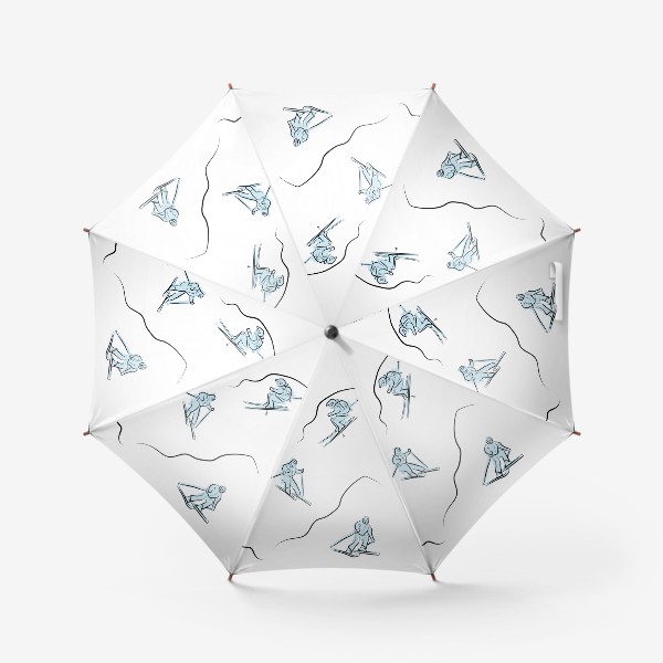 Зонт «Лыжники»