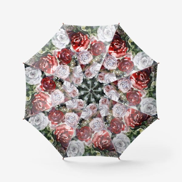 Зонт «Букет садовых роз»