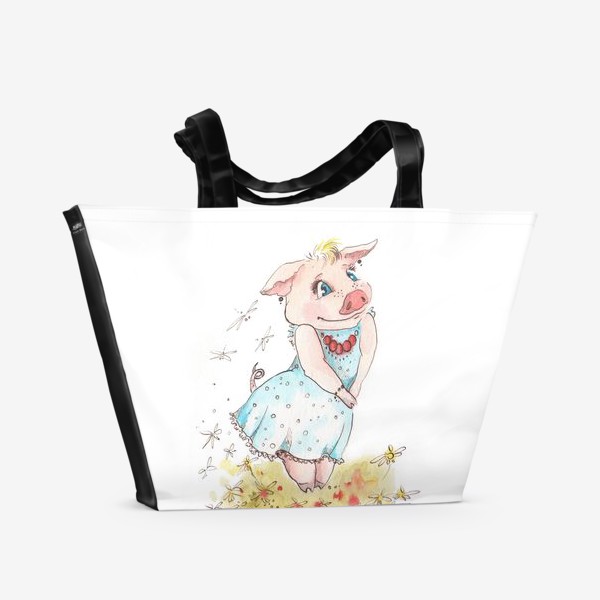 Пляжная сумка «Свинка»