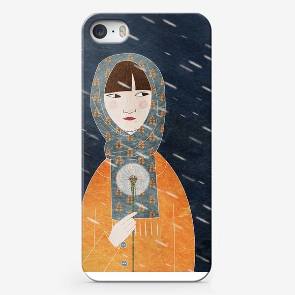Чехол iPhone «Надя и одуванчик»