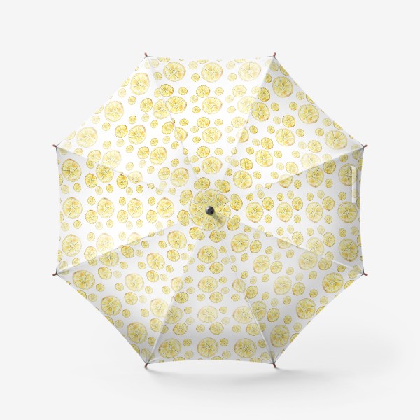Зонт «Паттерн с лимонами»