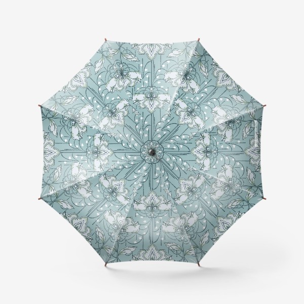 Зонт «Лотосы в сумерках»