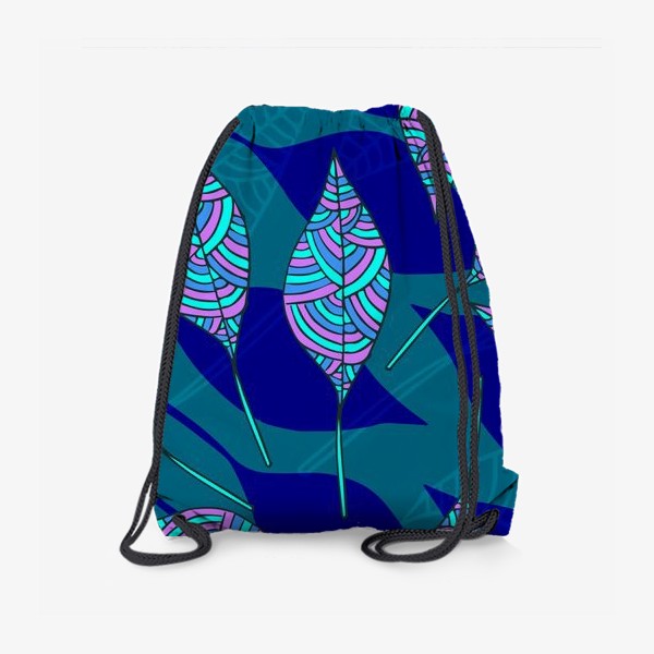 Рюкзак «Синие листья»