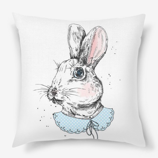 Подушка «Милый кролик в платье»