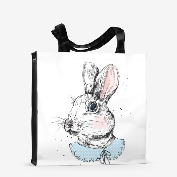 Сумка-шоппер «Милый кролик в платье»