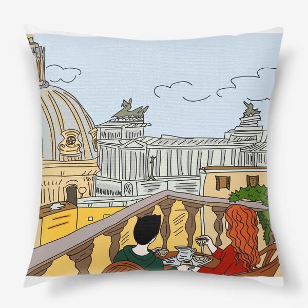 Подушка «Италия, Рим»
