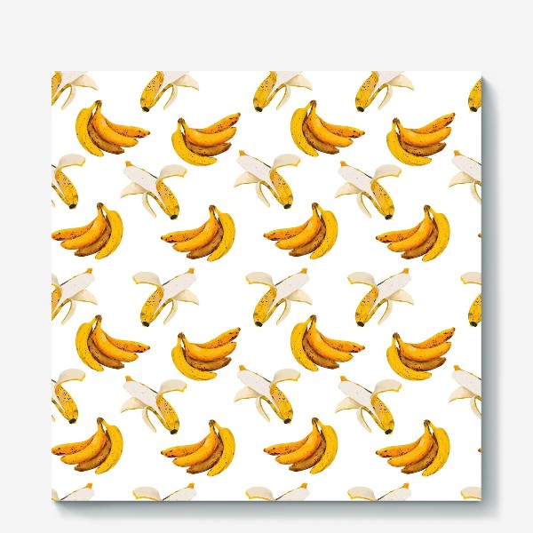 Холст «Банановый паттерн»