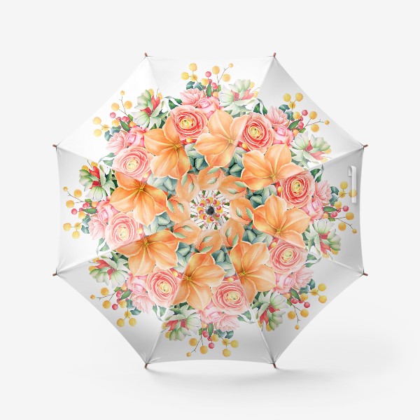 Зонт «Букет с лилиями»