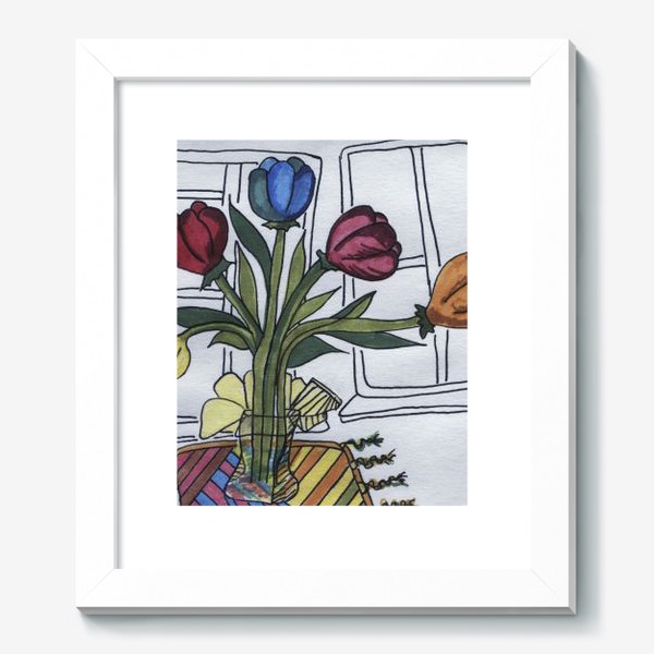 Картина «тюльпаны»