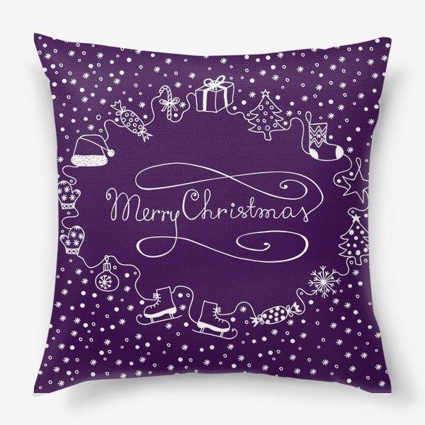 Подушка «С Рождеством!»