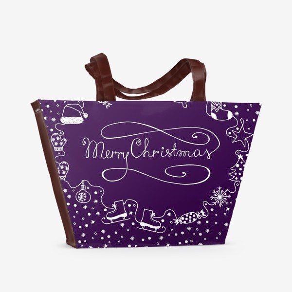 Пляжная сумка «С Рождеством!»