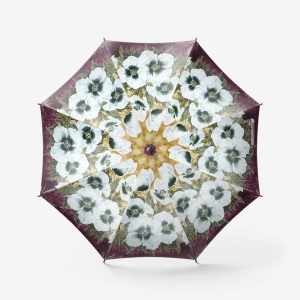 Зонт «Белые маки»
