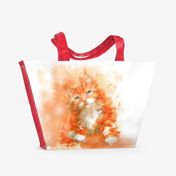 Пляжная сумка &laquo;Рыжий кот&raquo;