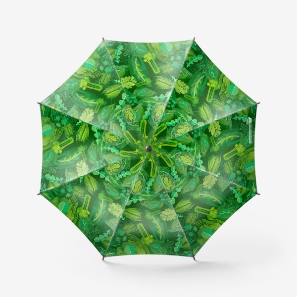 Зонт «Кухня еда зелень шпинат сельдерей укроп »